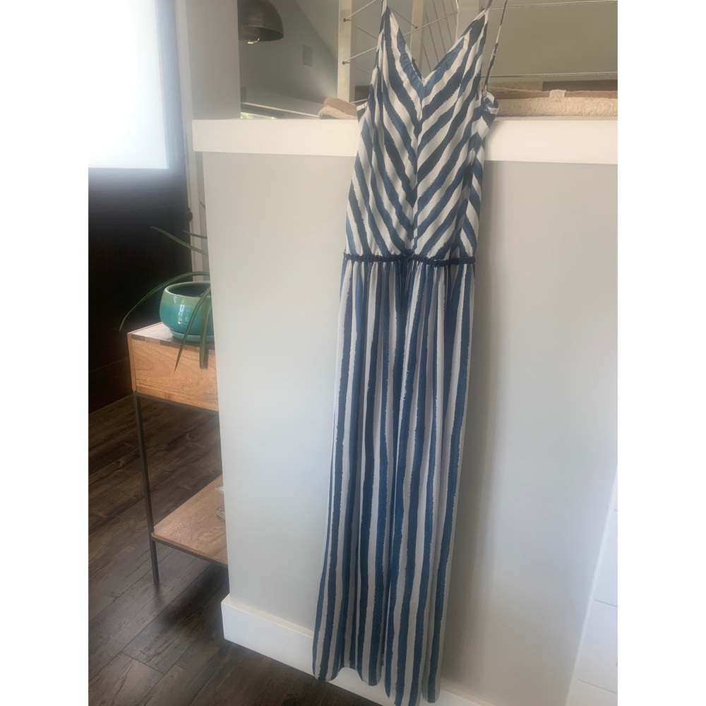Lou & Grey striped maxi dress, size XS